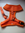 harnais orange + laisse taille  XL
