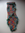 pull chien tricoté main  multicolors taille 35cm