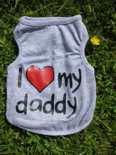 débardeur i love daddy taille S