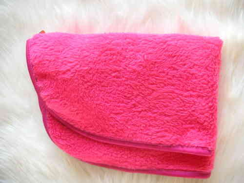 couverture rose fushia toute douce